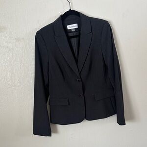 Calvin Klein Women's Dark Gray Blazer